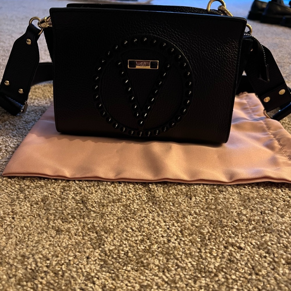 Mario Valentino Black Crossbody Bag